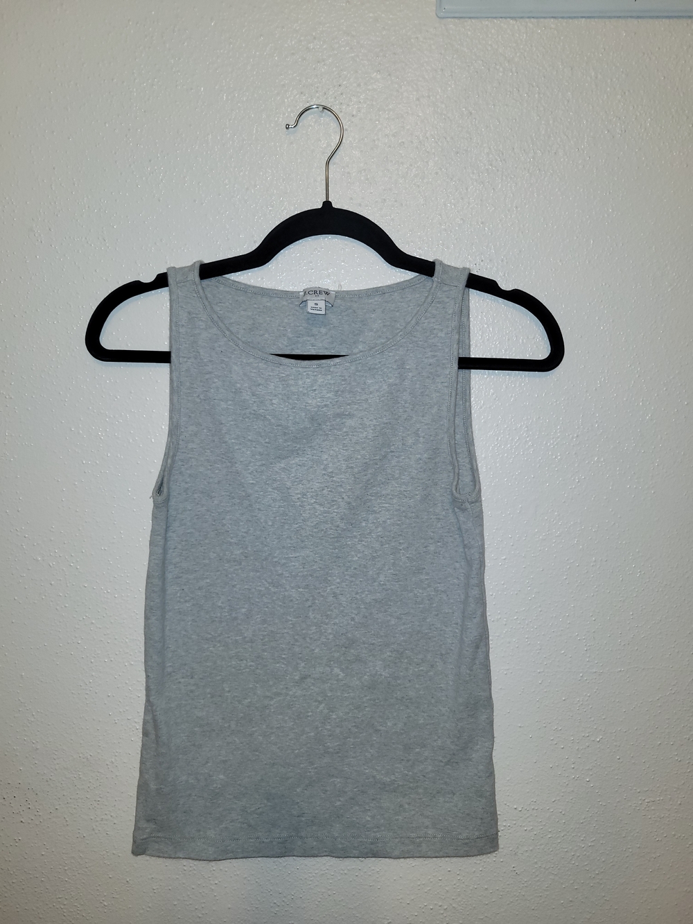 J. Crew Women's Light Heather Gray Tank Top